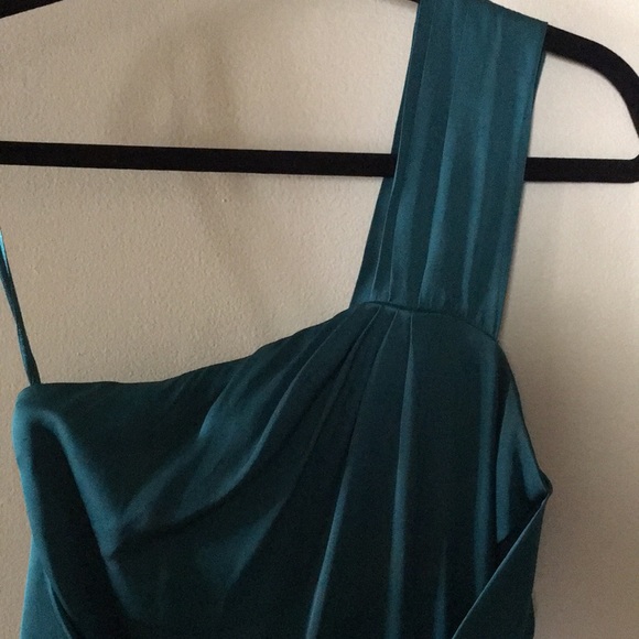 Teal, one shoulder dress from Banana Republic - Picture 3 of 5